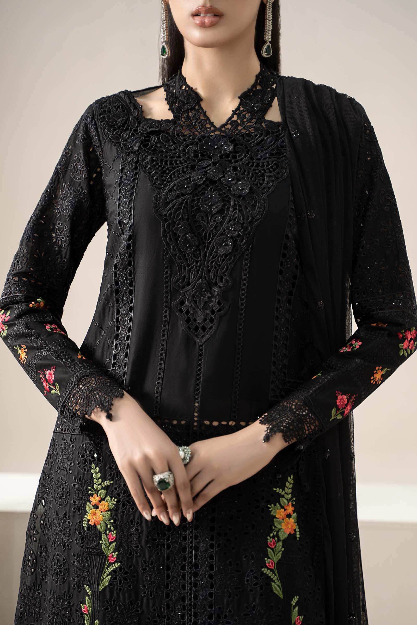 3 Piece Embroidered Lawn Suit | ELS-25-01 - Image 5