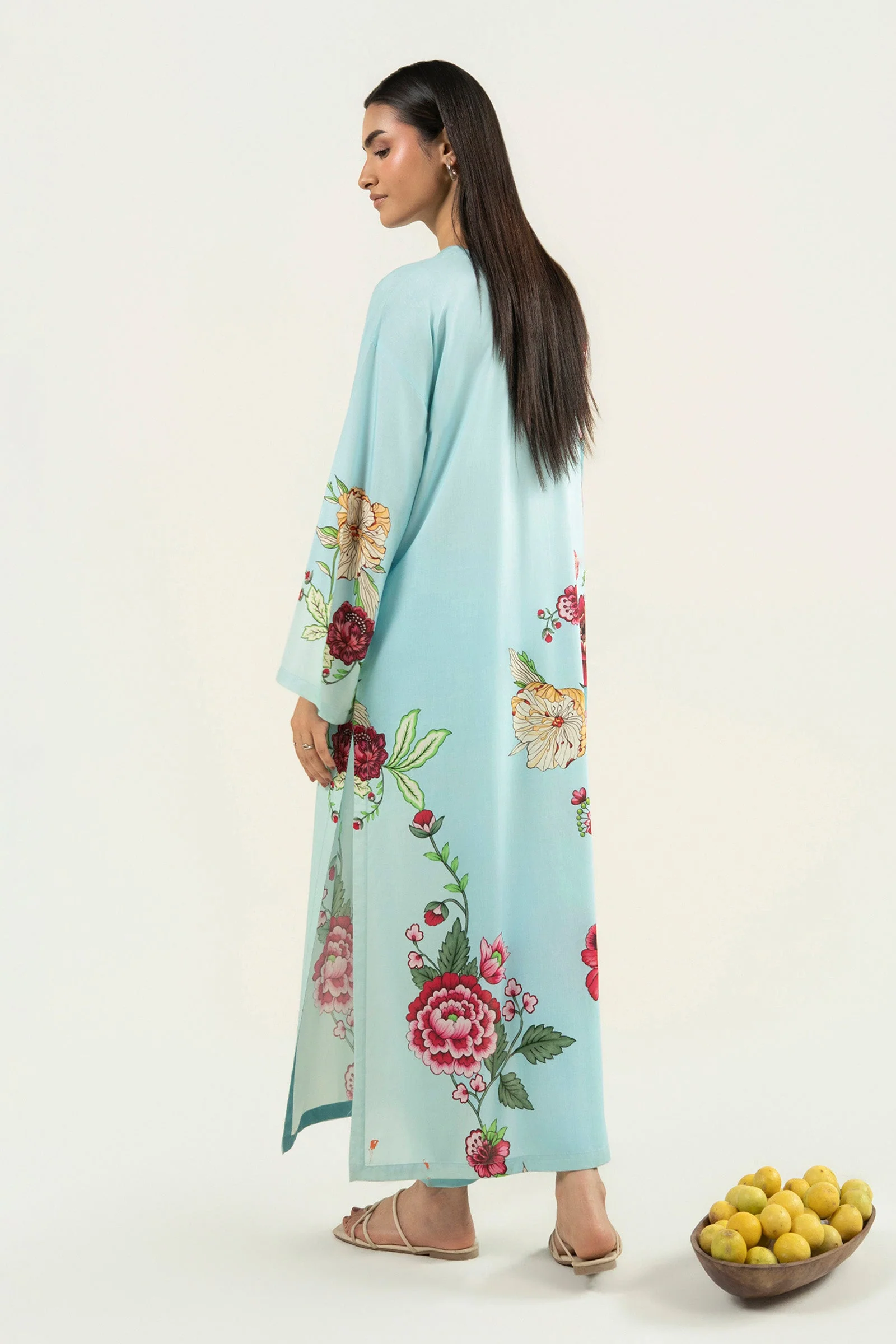 Printed Arabic Lawn Shirt - Image 3