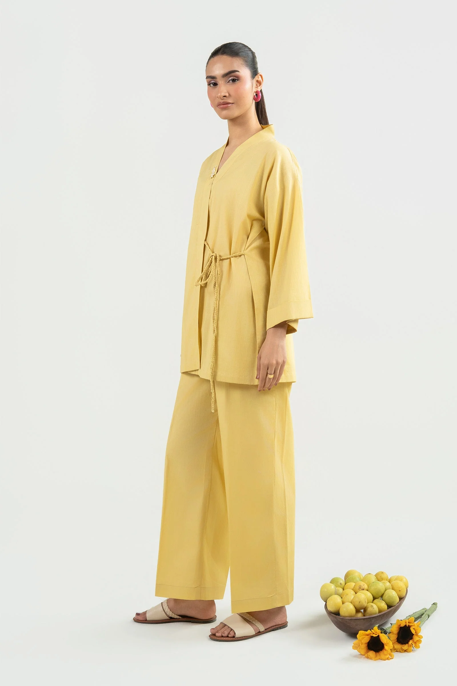 2 Pc Dyed Cotton Dobby Suit - Image 4