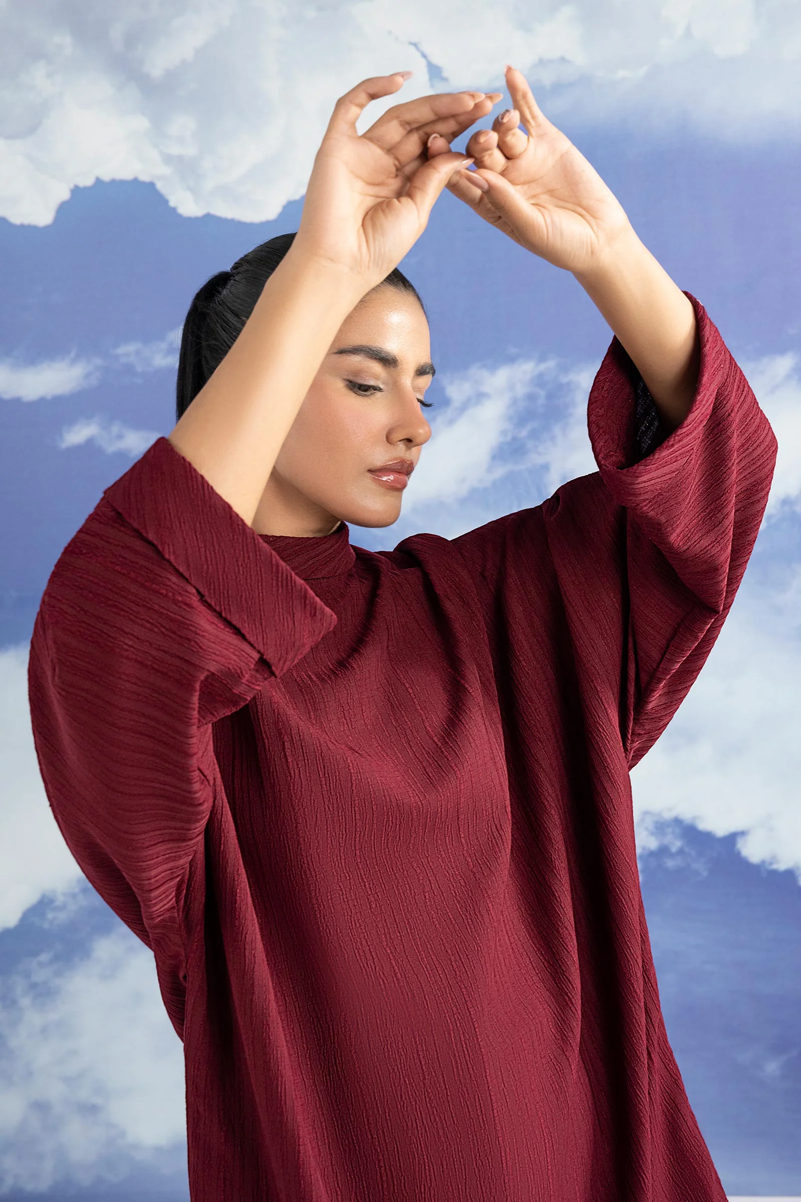 2 Pc Dyed Poly Wrinkle Suit - Image 3