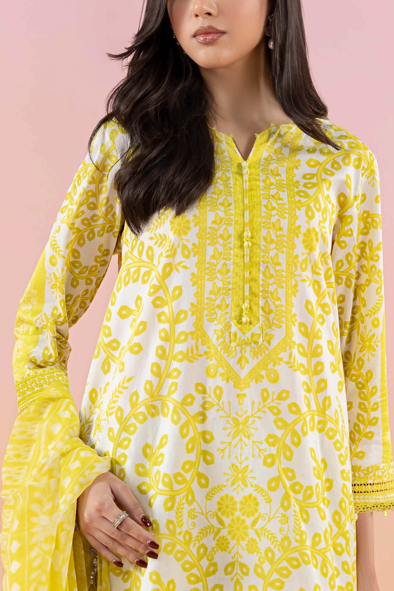 3 Piece Printed Lawn Suit | MPS-2504-A - Image 3
