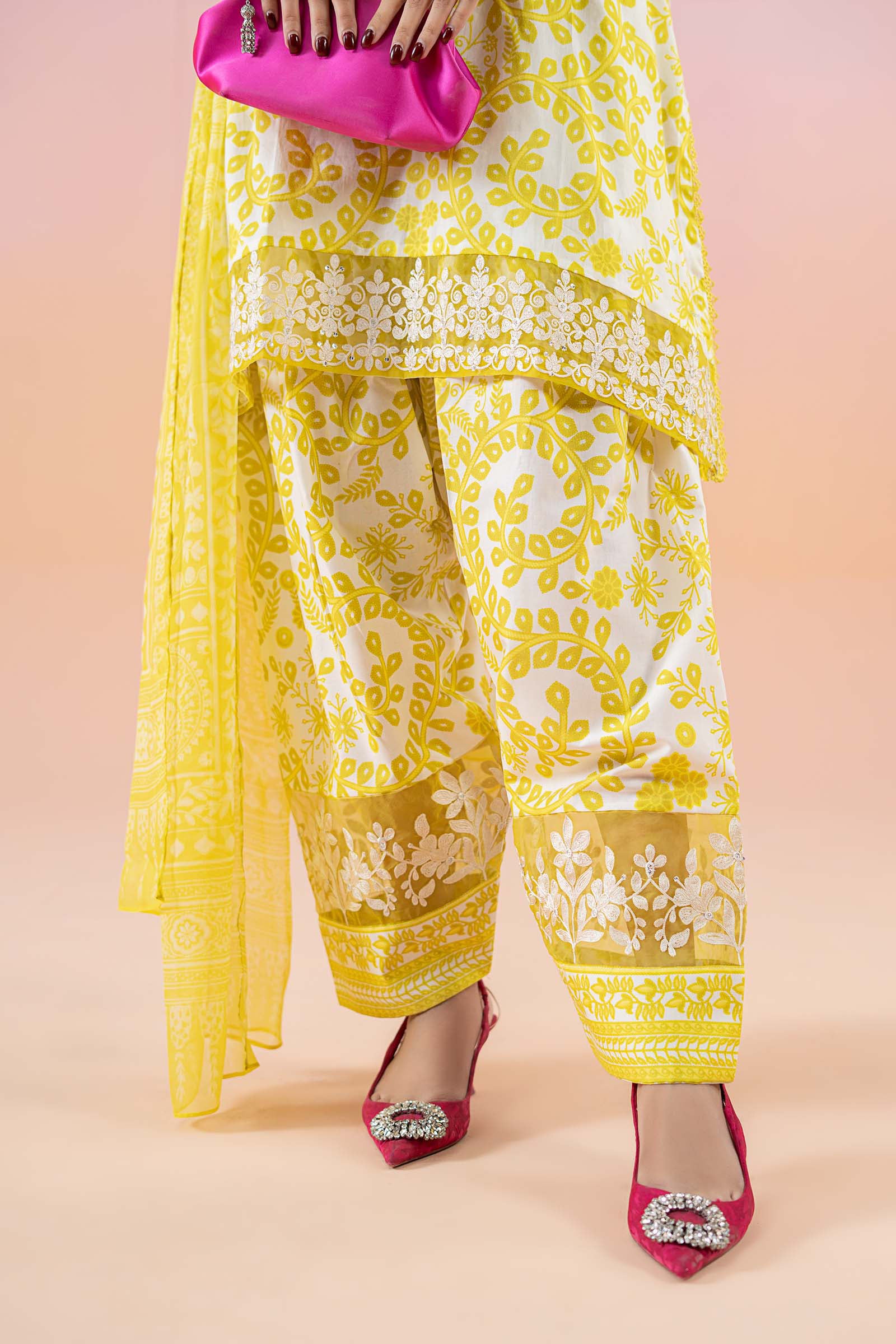 3 Piece Printed Lawn Suit | MPS-2504-A - Image 4