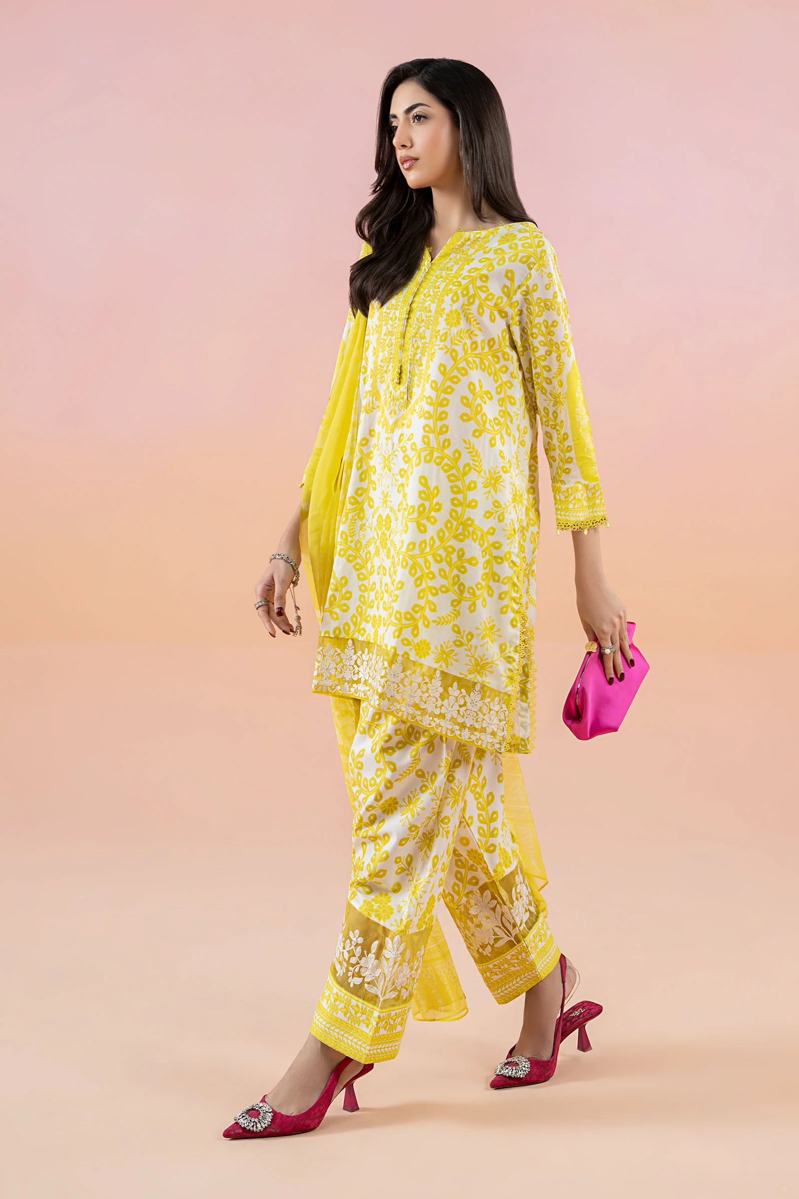 3 Piece Printed Lawn Suit | MPS-2504-A - Image 5