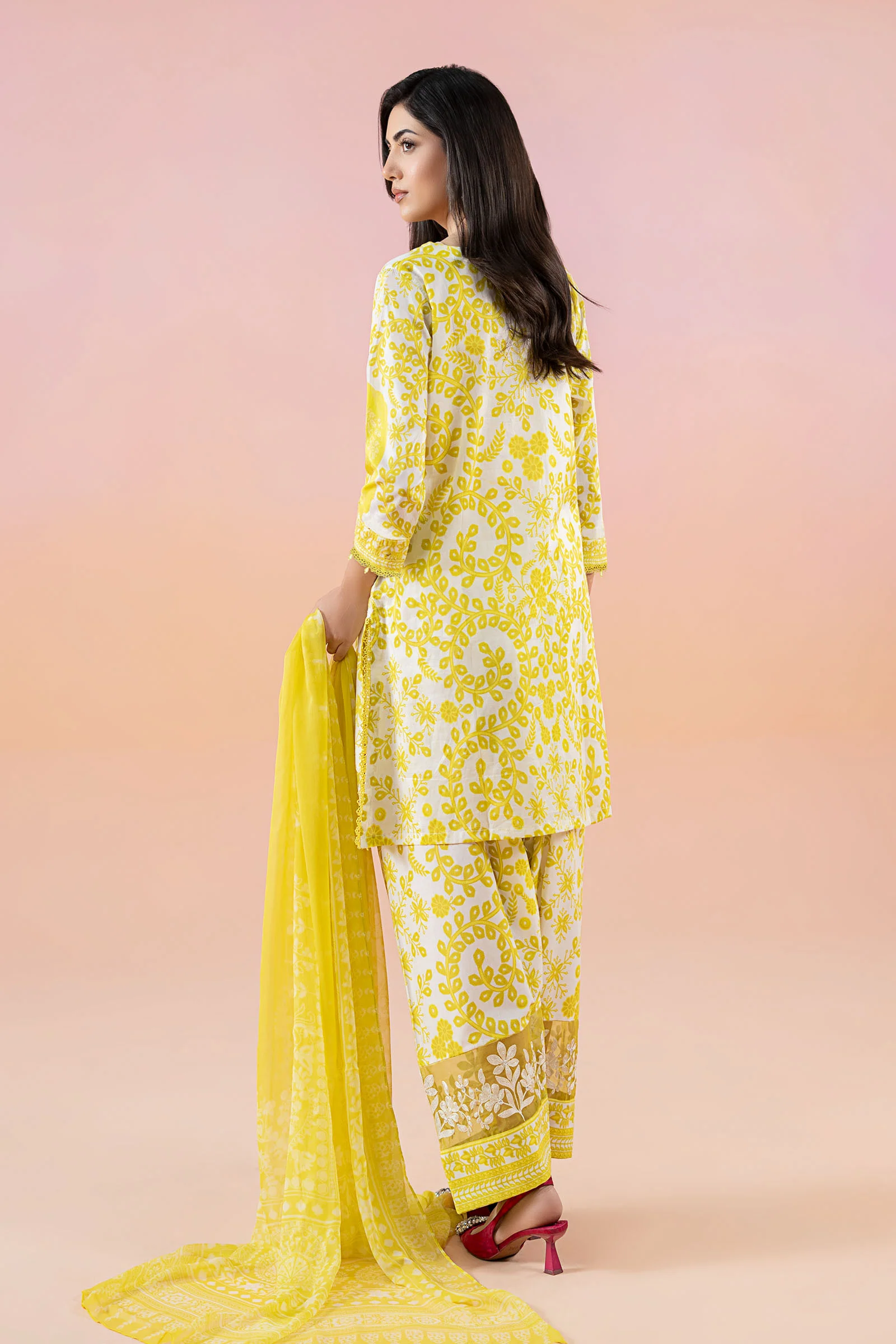 3 Piece Printed Lawn Suit | MPS-2504-A - Image 6
